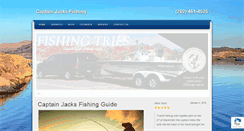 Desktop Screenshot of captainjacksfishing.com