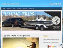 Tablet Screenshot of captainjacksfishing.com